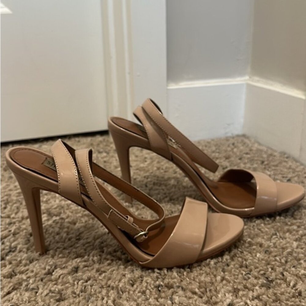 Steve Madden Nude Strappy Heels
